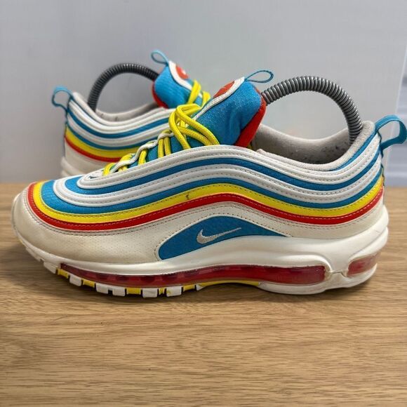 Nike Air Max 97 Summer Pack Women's Running Shoes Size 8.5 7Y White - Picture 1 of 5